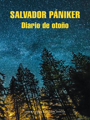 cover image of Diario de otoño (Diarios de Pániker 3)